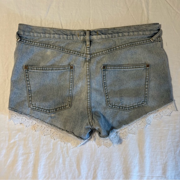 Free people lace hem shorts - Picture 4 of 4